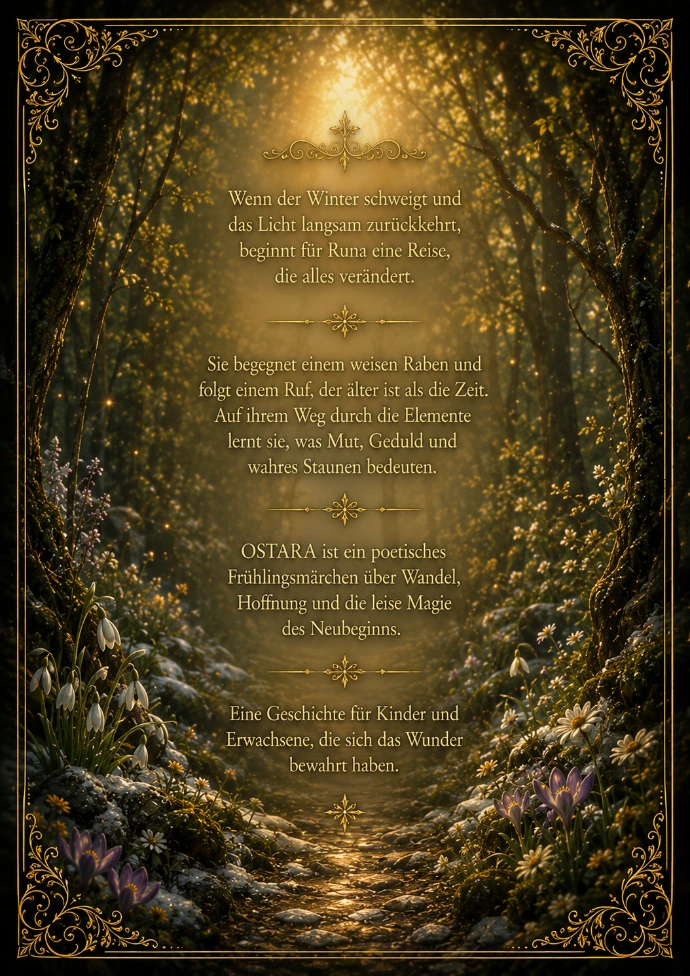 Ostara – Die Rückkehr des Lichts Buchrückseite